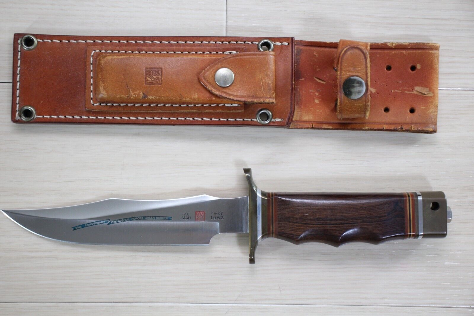 VINTAGE AL MAR Model #4008A-1 SOG SF 25th Anniversary  Knife , SEKI JAPAN   G74