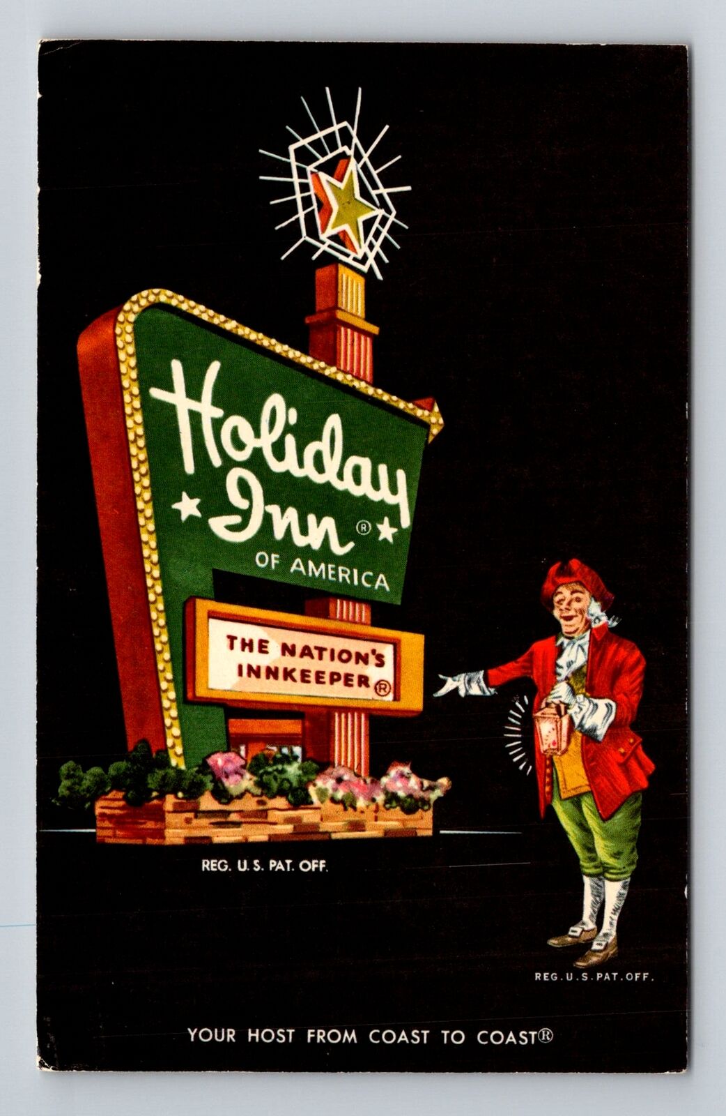 Great Bend KS-Kansas, Holiday Inn, Advertisement, Antique, Vintage Postcard