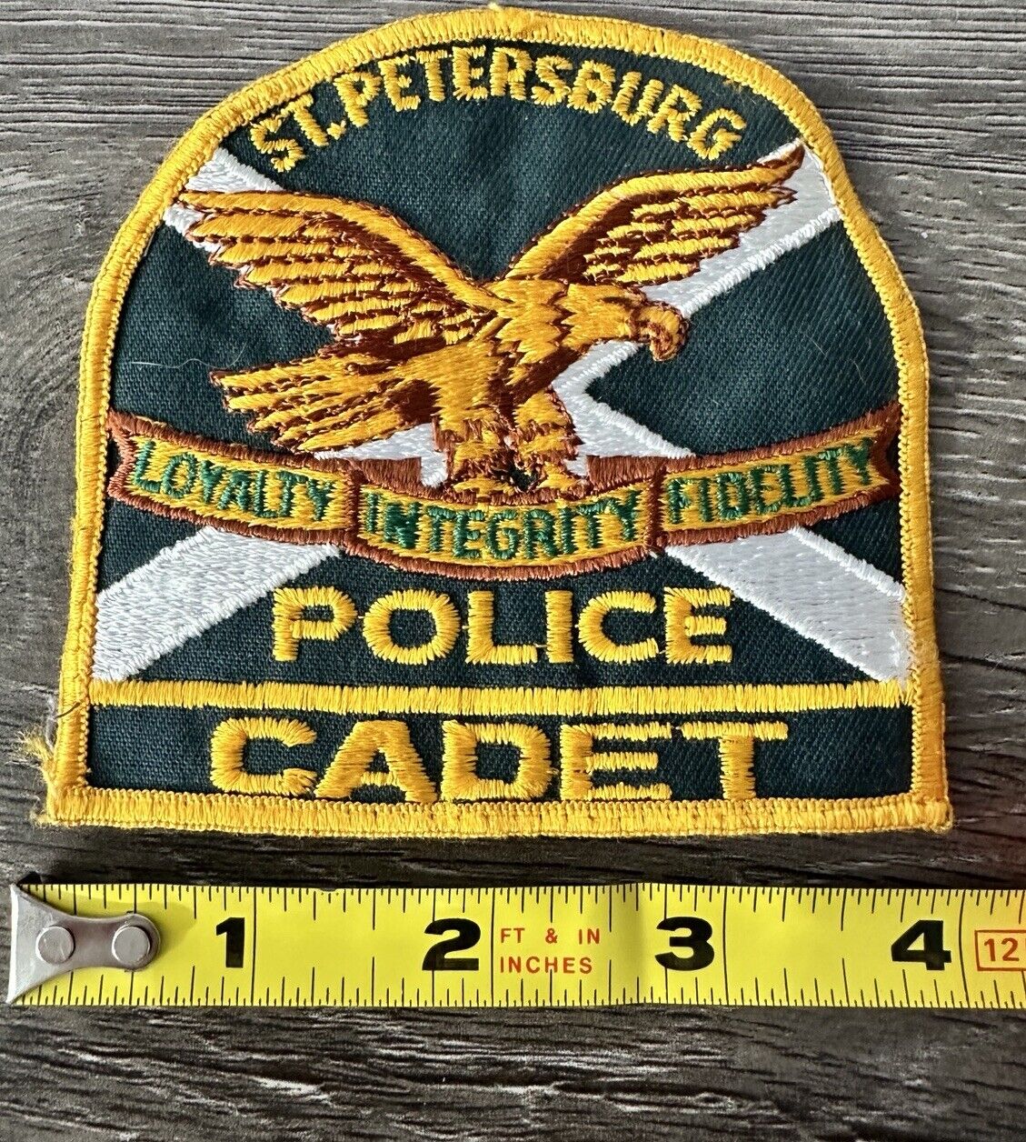 St. Petersburg Florida Police Cadet Patch