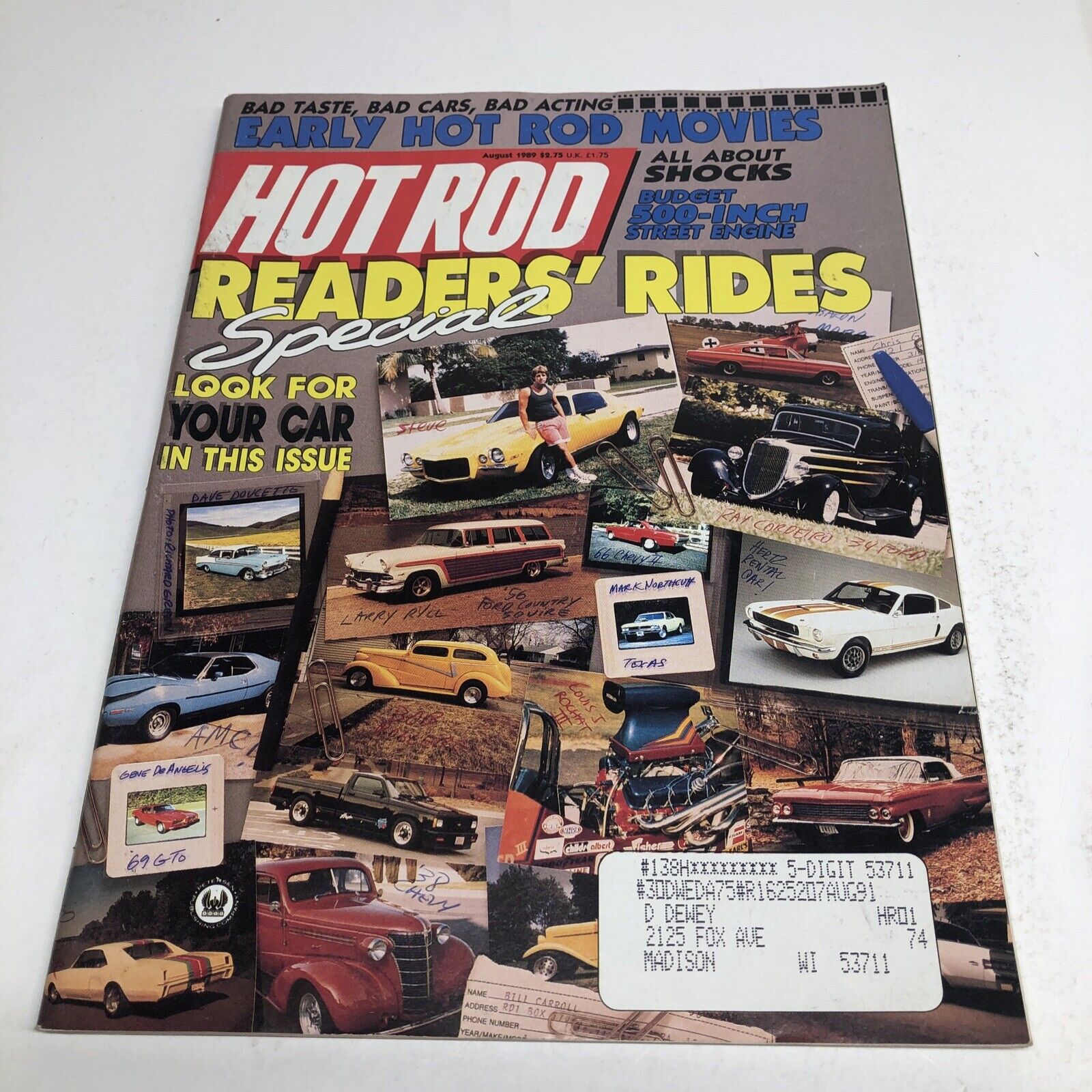 Hot Rod Magazine August 1989 Reader’s Rides Willys Overland 