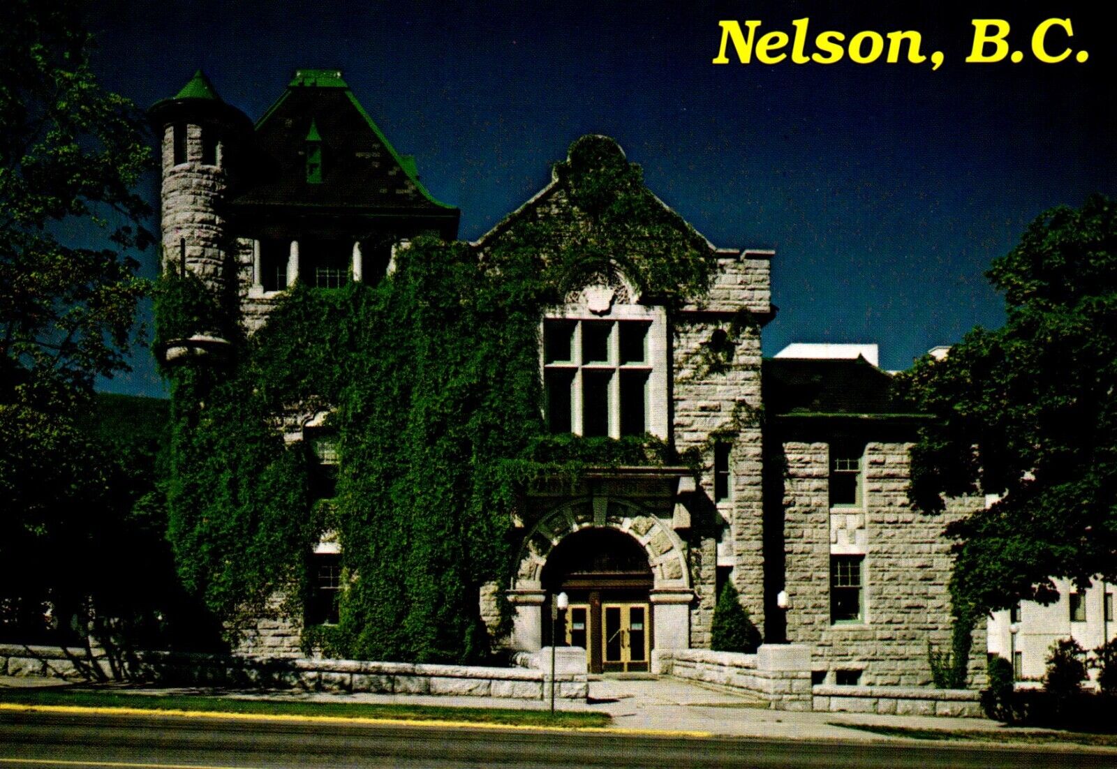 Courthouse Nelson British Columbia Canada Postcard