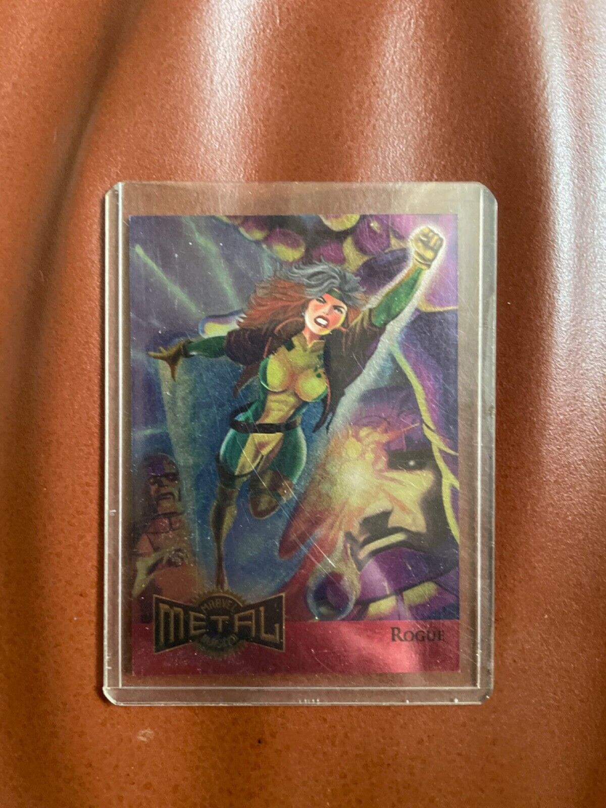 Rogue 1995 Marvel Fleer Metal Blaster Card #10 (NM)