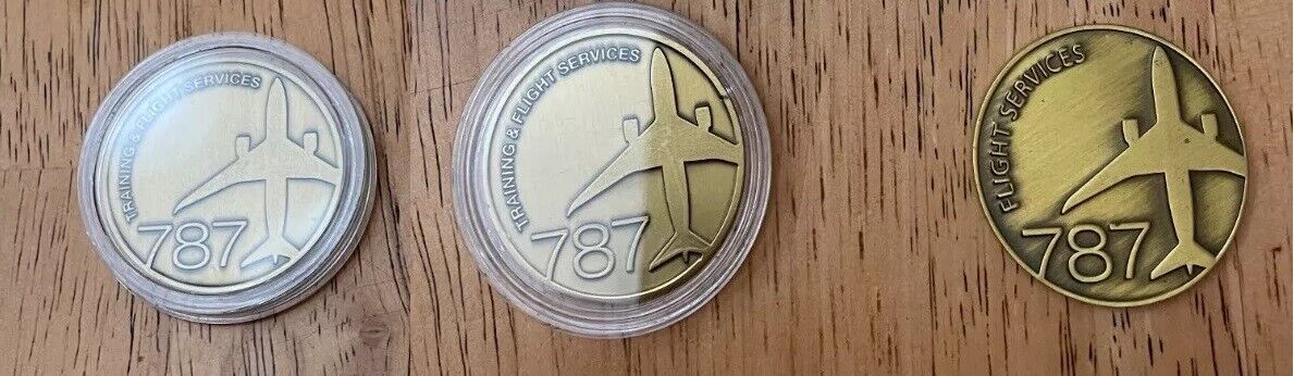 Boeing 787 Commentative coins