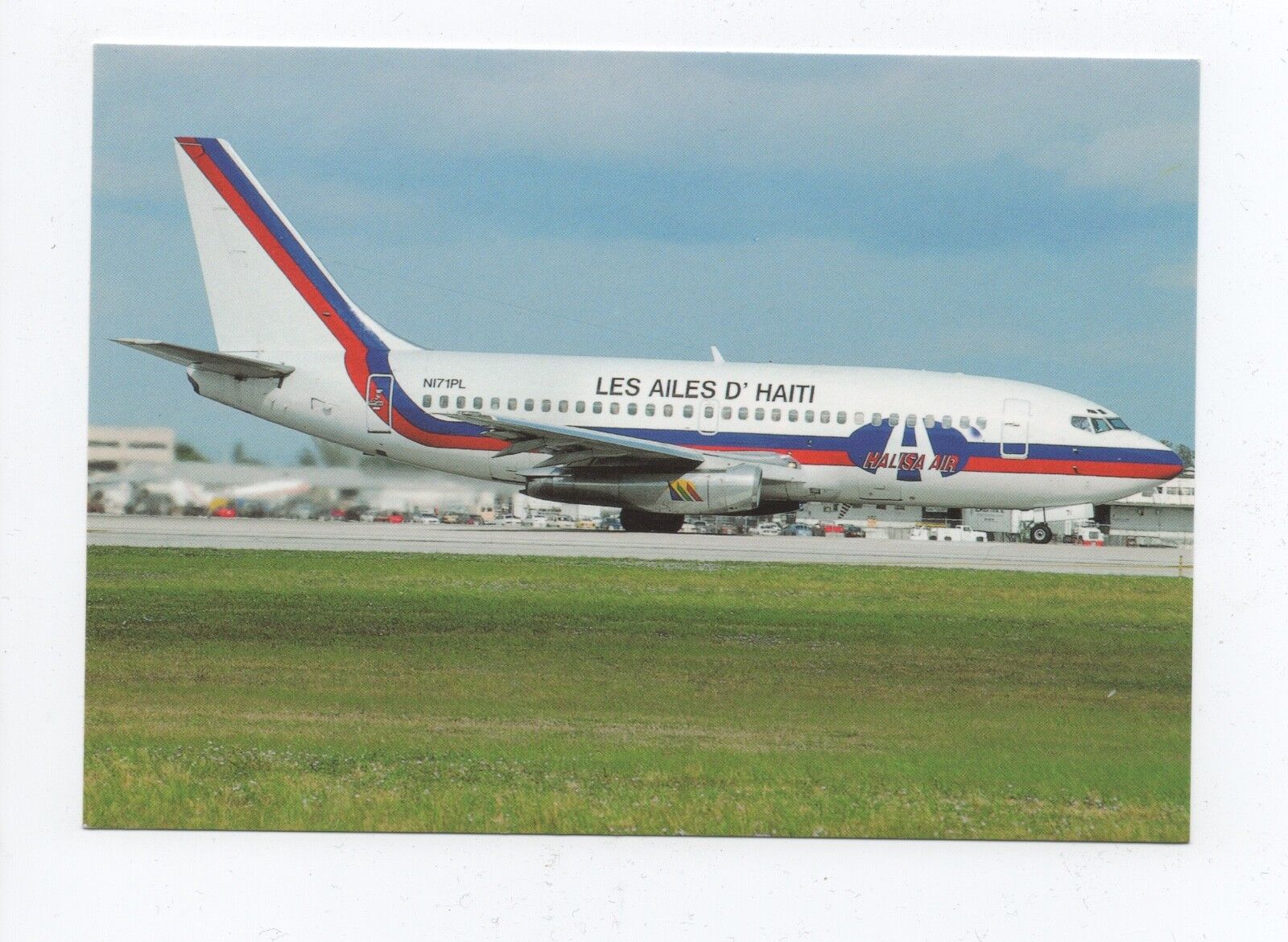 HALISA AIR B-737-2L9 N171PL w/n 22734 at Miami 01/1996 (Pocket 7)