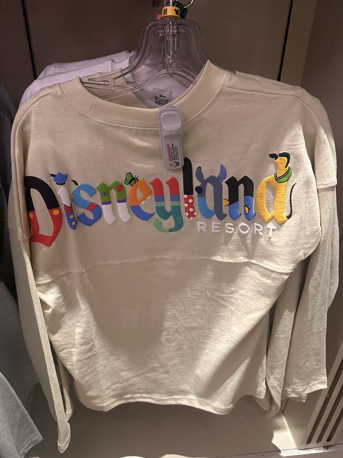 Disneyland character letters spirit jersey Kids Size Large (11/12)
