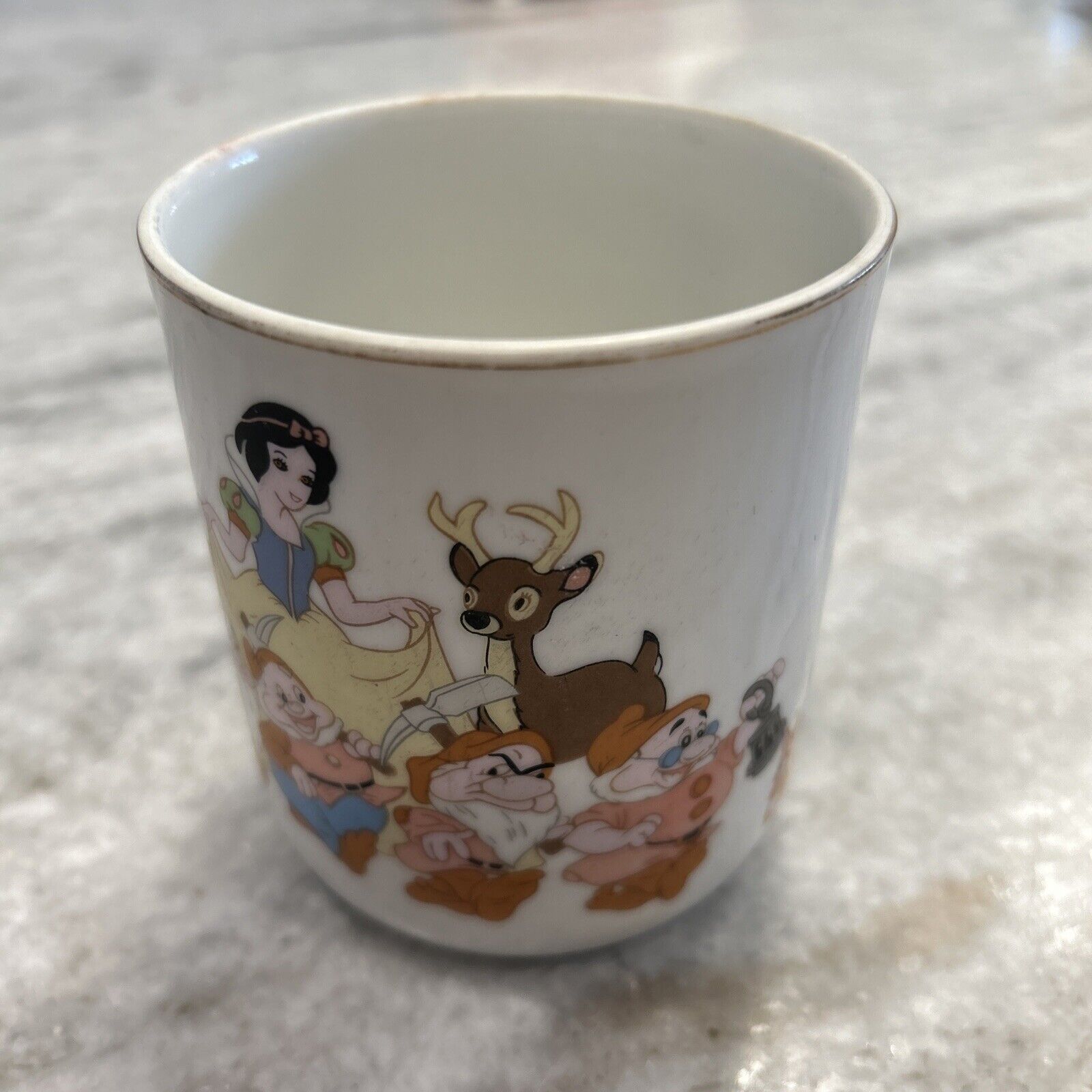 Snow White & Seven Dwarfs Vintage Disneyland Disney World  Coffee Tea Mug