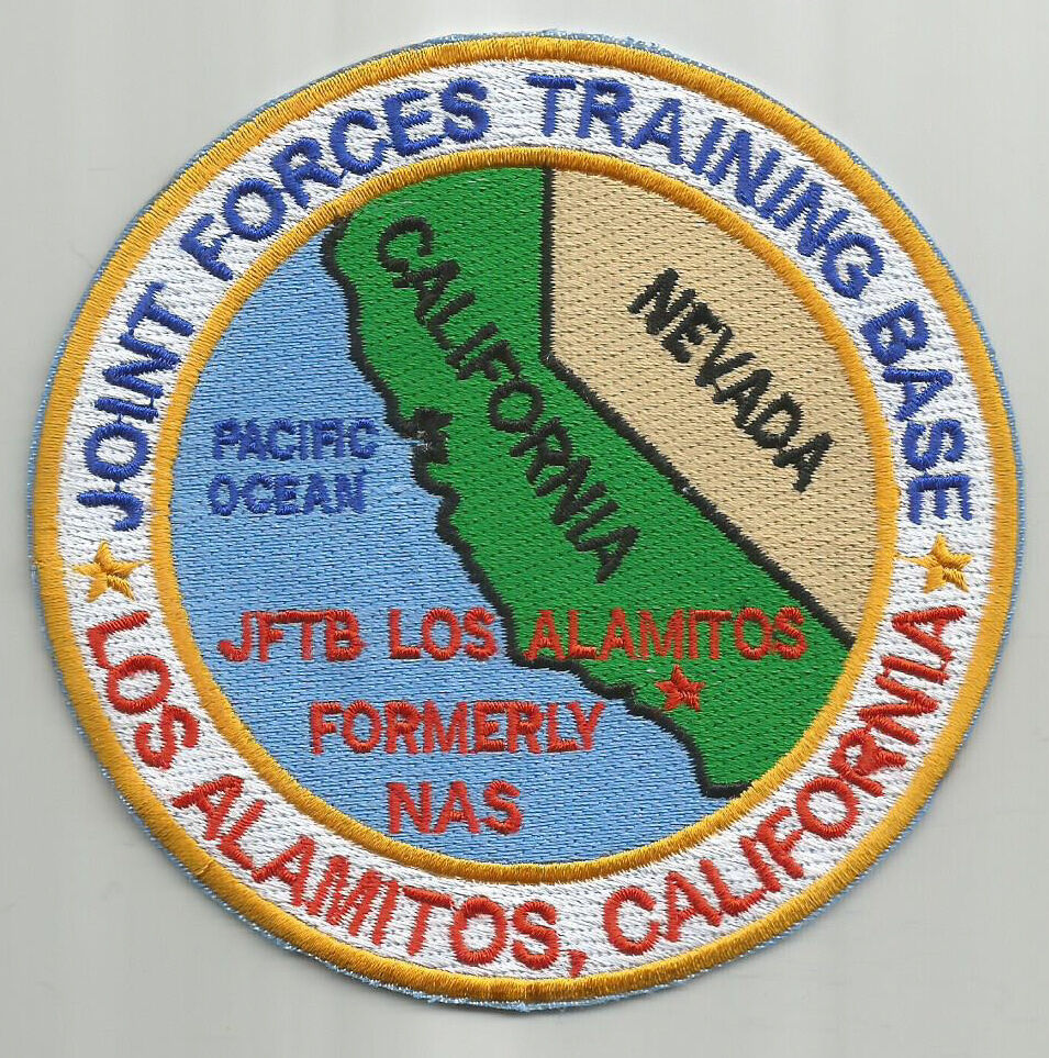 JOINT FORCES TRAINING BASE PATCH, LOS ALMITOS, CA. FORMERLY NAS                Y