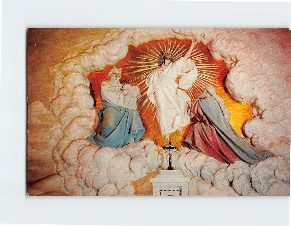 Postcard Panel Above Altar of Transfiguration Franciscan Monastery Washington DC