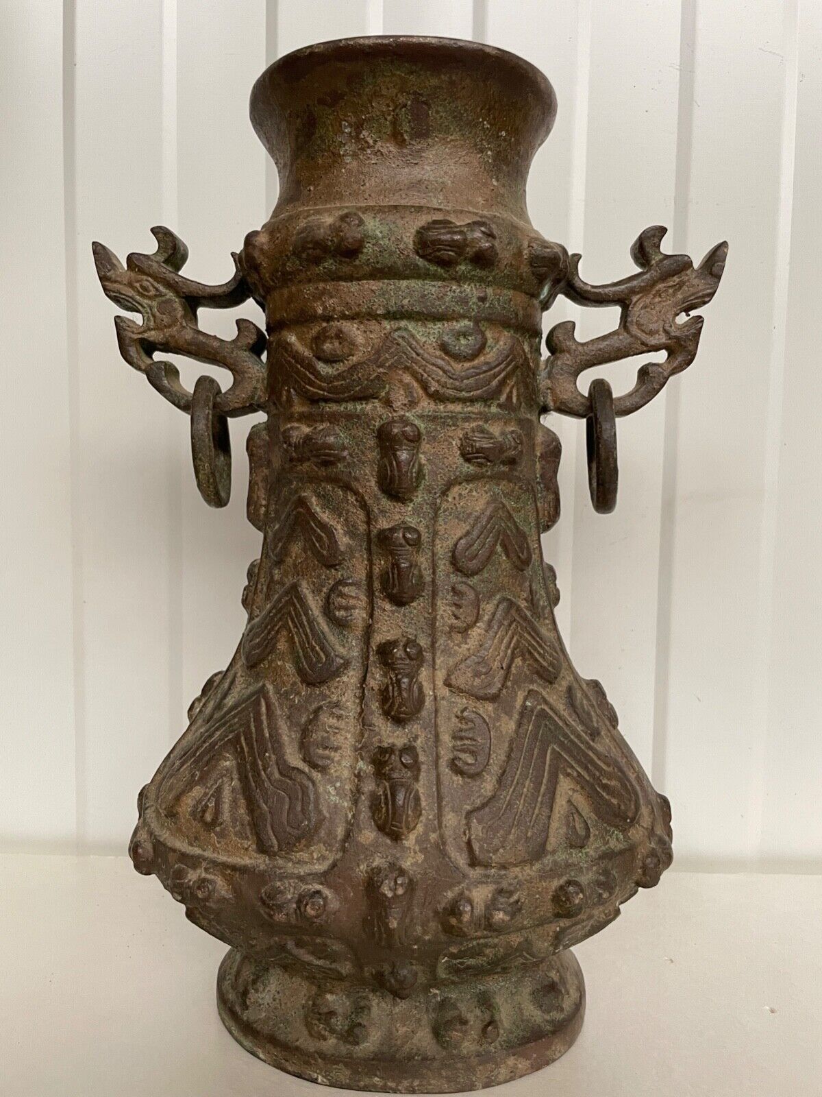 SALE Stunning Bronze Vase