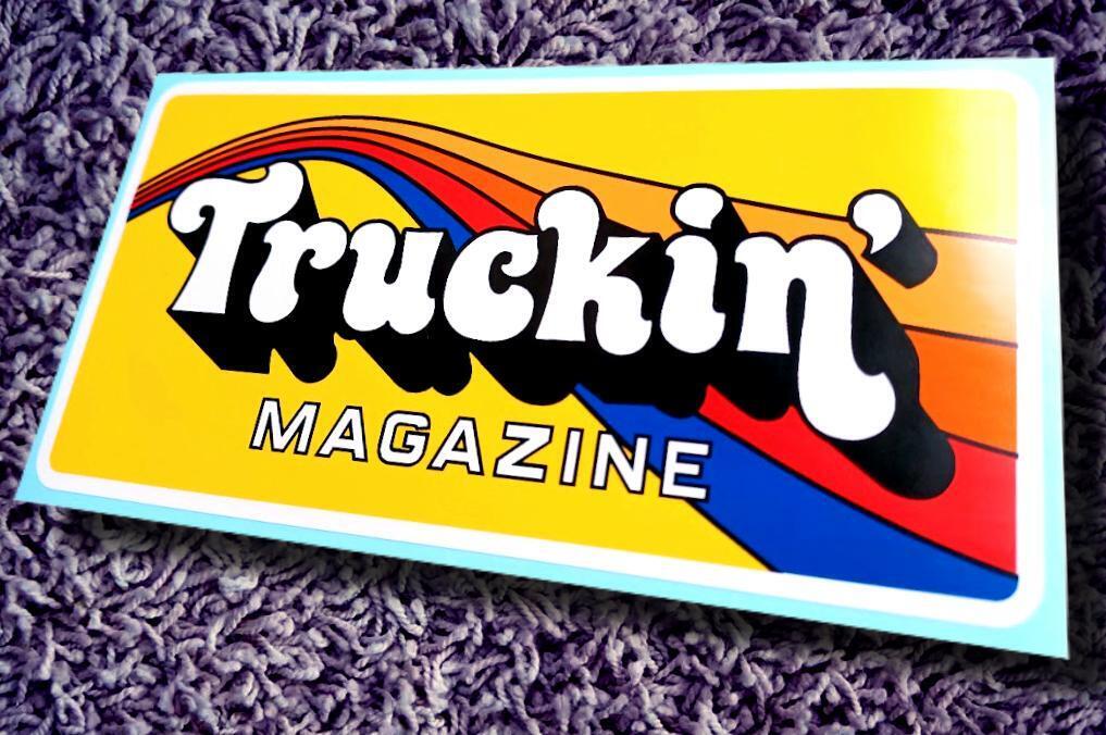Truckin' Magazine • 70's Era Vintage Style Sticker • Decal