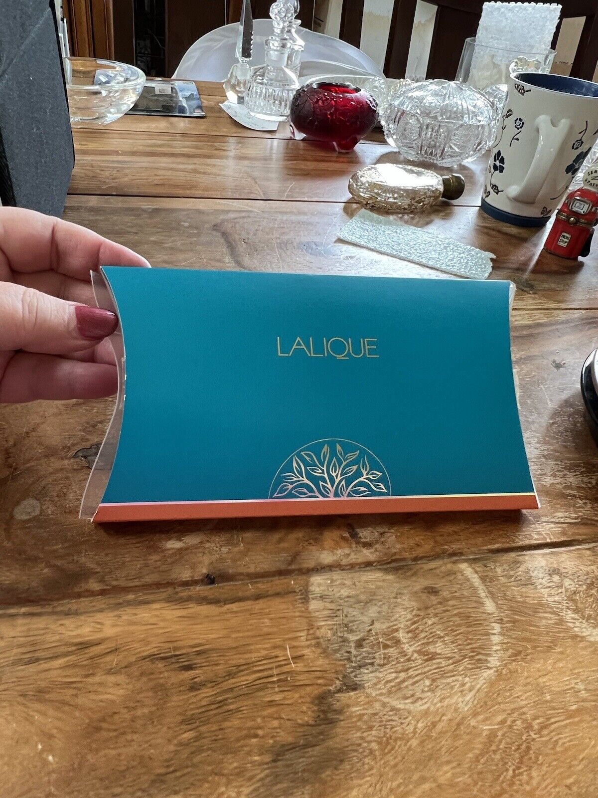 Lalique Scented Medallions Perfume Set Parfum Discs Mint Unopened In Box
