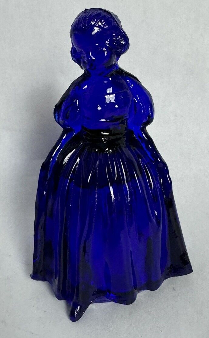 MOSSER GLASS Cobalt Blue Lady - Sweet - VINTAGE