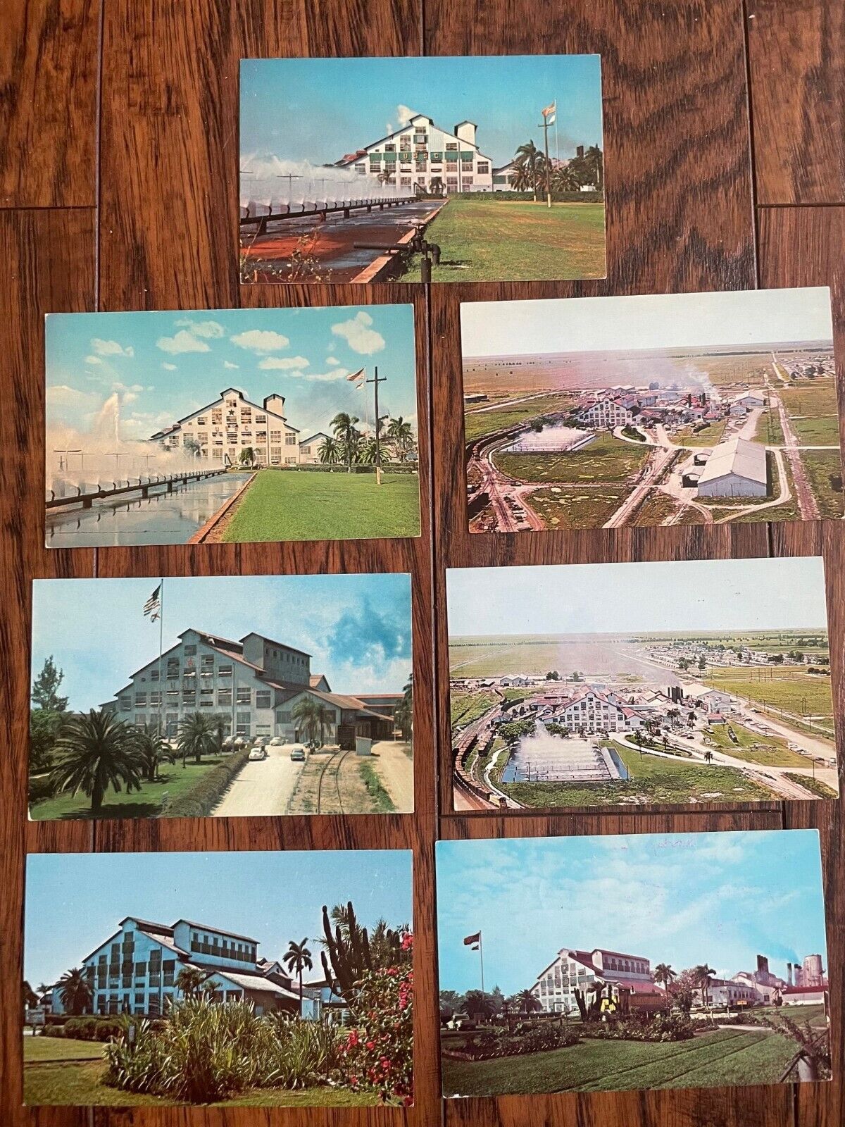 Clewiston FL United States Sugar Corporation Mill Lot of 7 Postcards Florida