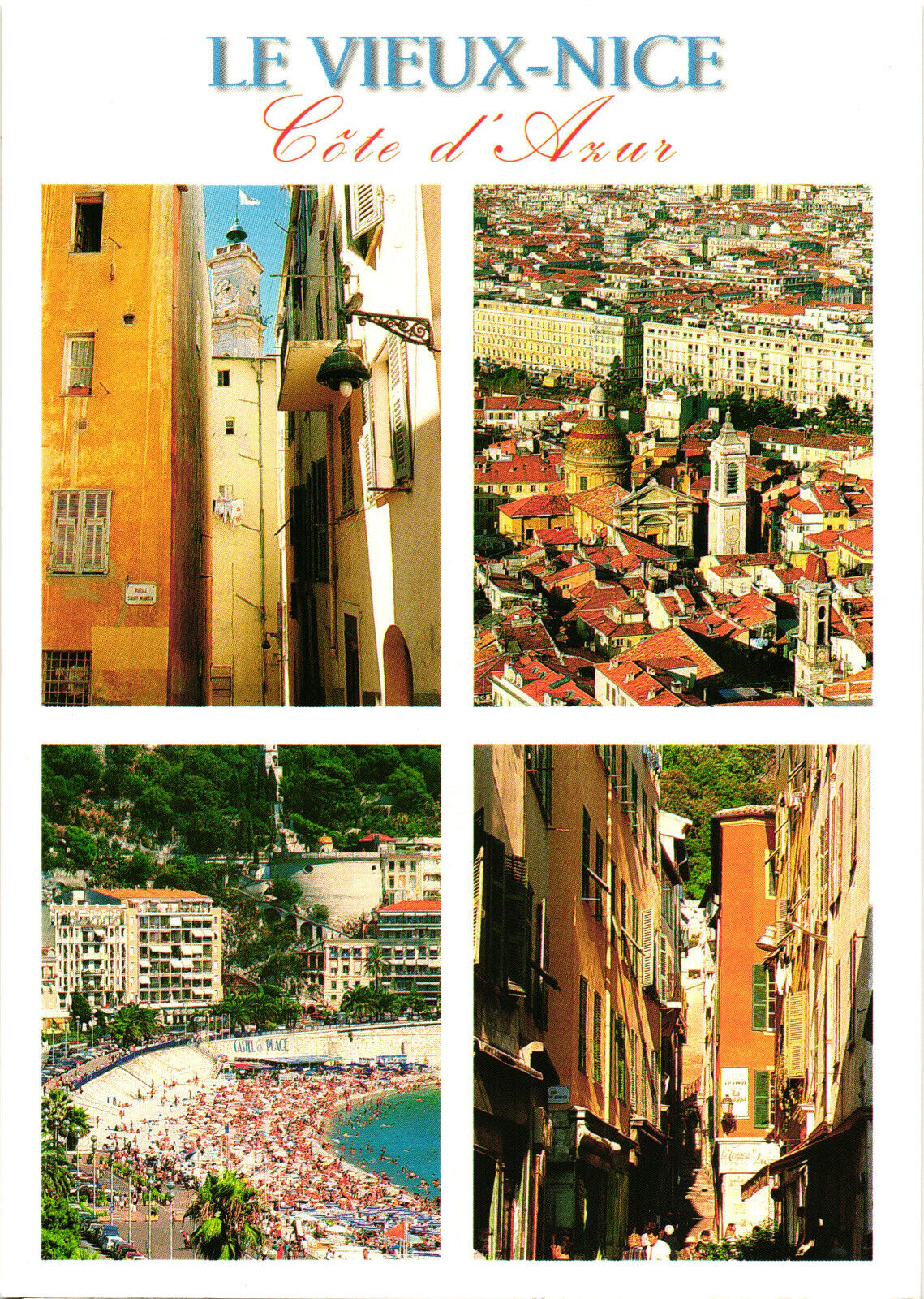 Le Vieux-Nice Alpes-Maritimes Postcard Unposted