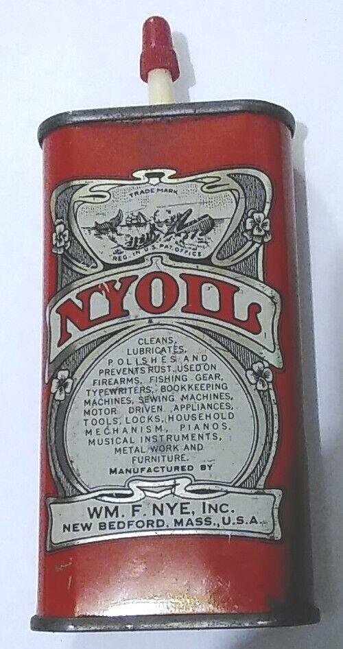 Vintage NYOIL Wm. F. Nye New Bedford, MASS 3 Oz. Perfection Pocket Package