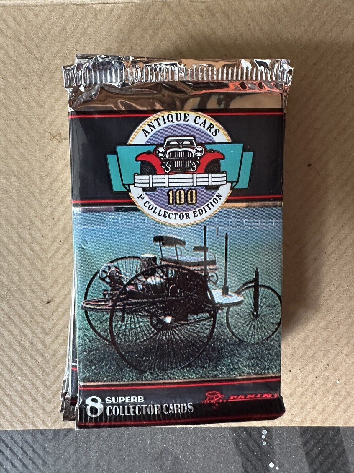 Panini 1st Edition Antique Cars Lot Of 6 Unopened Packs