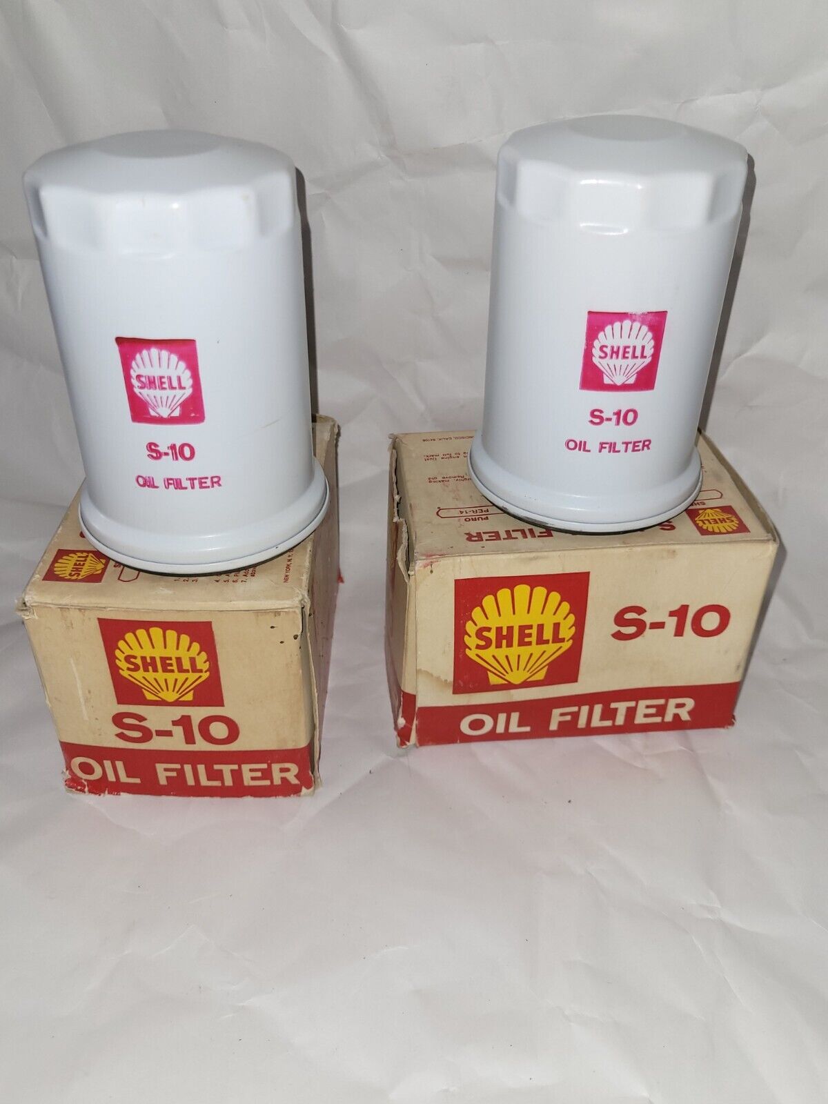 Vintage 1970's SHELL Oil Company Engine Oil Filter S-10 unused 
