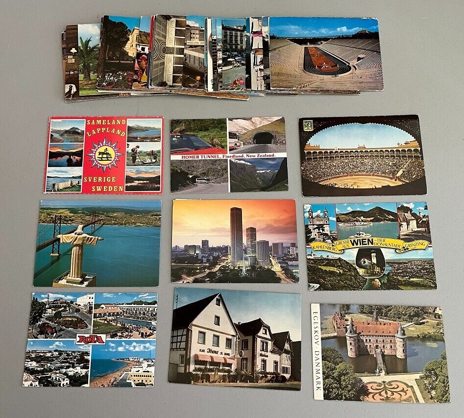 Lot 60  - Foreign  Worldwide   4x6 Continental Postcards   Used/Unused