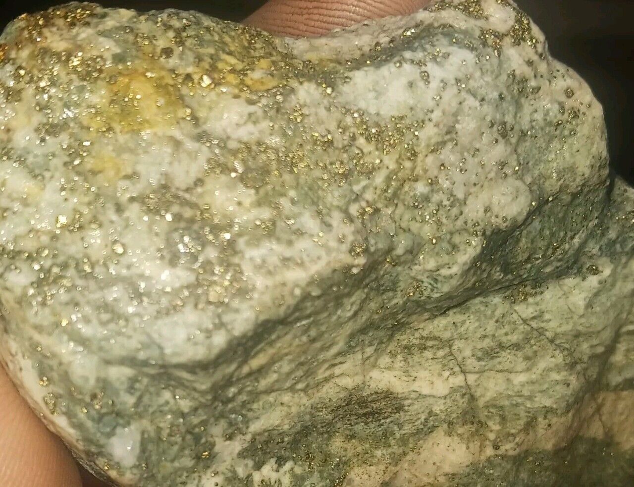 116.233 Grams Bonanza Grade Arizona Vein Gold Ore. Loaded Estimated 3.45% Gold