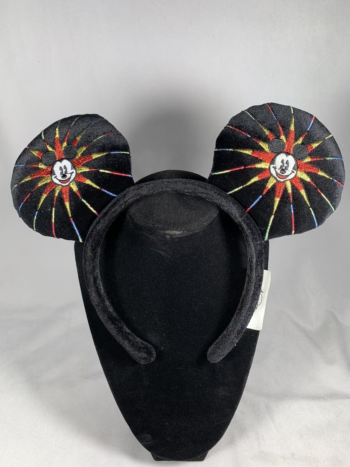 RARE Disney California Adventure Mickey Mouse Ear Headband 20th Anniversary
