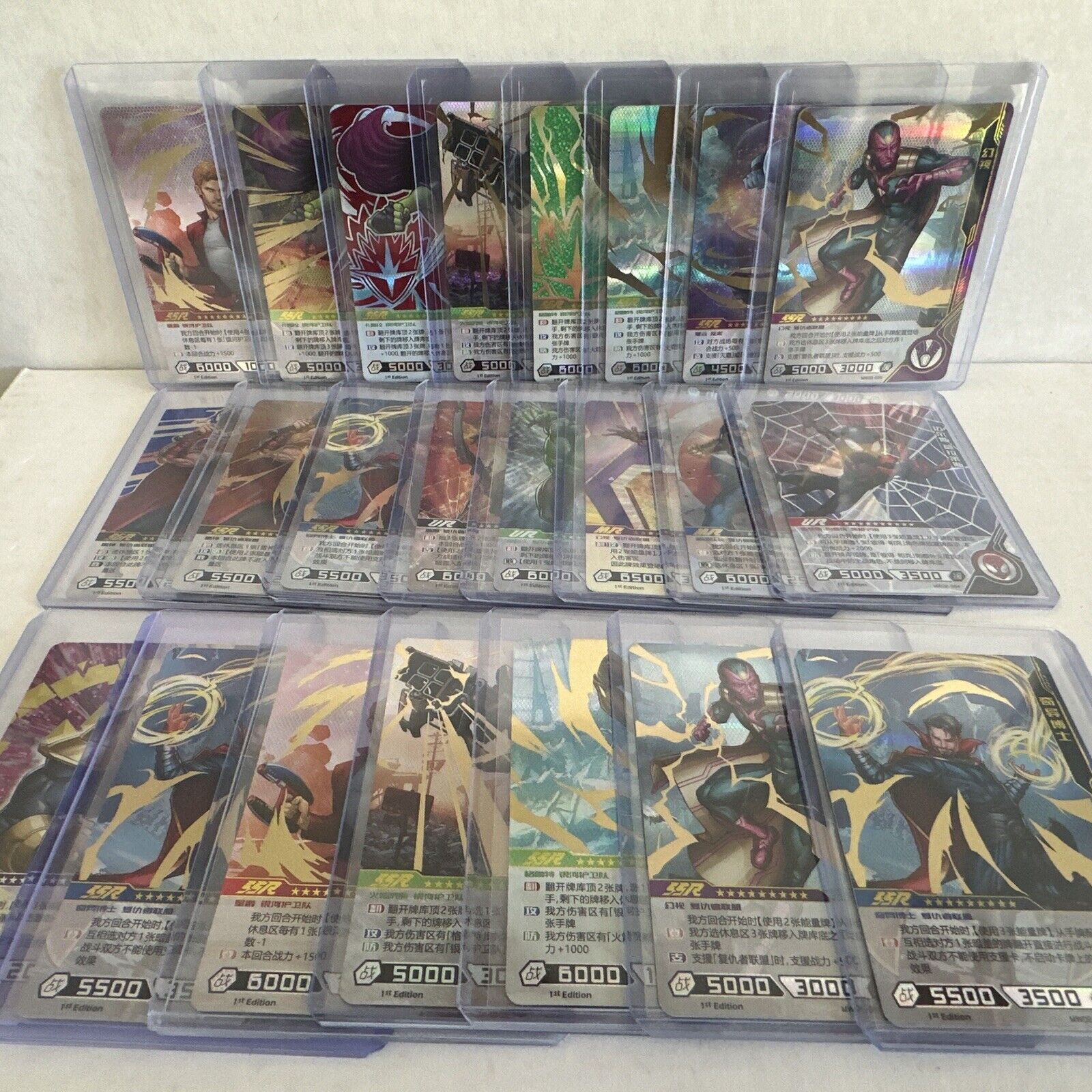 2022 Kayou Marvel Hero Battle Series 2 200+ Cards LOT of SGR SSR MR UR SR CR & R