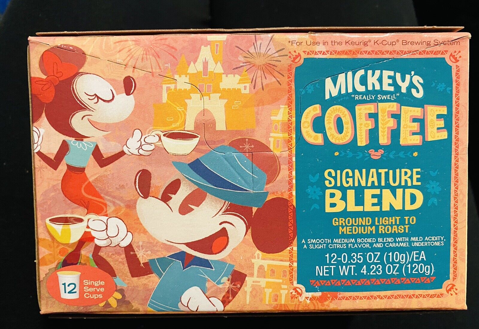 Disney Parks Mickey\'s Really Swell Coffee Signature Blend Keurig K-Cup NEW