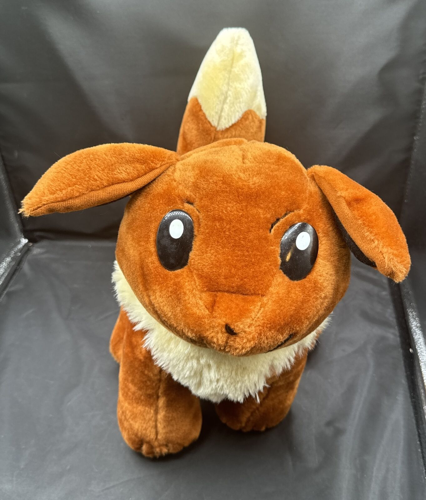 Vintage Official Nintendo Pokémon “Eevee” Play By Play 14” Plush Toy 1999