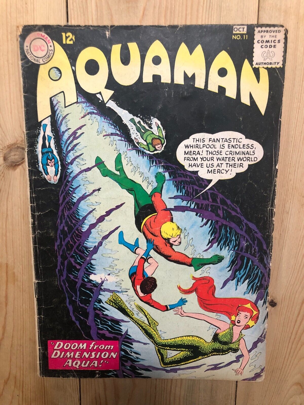 DC Aquaman # 11 (Good) First Appearance of Mera 1963