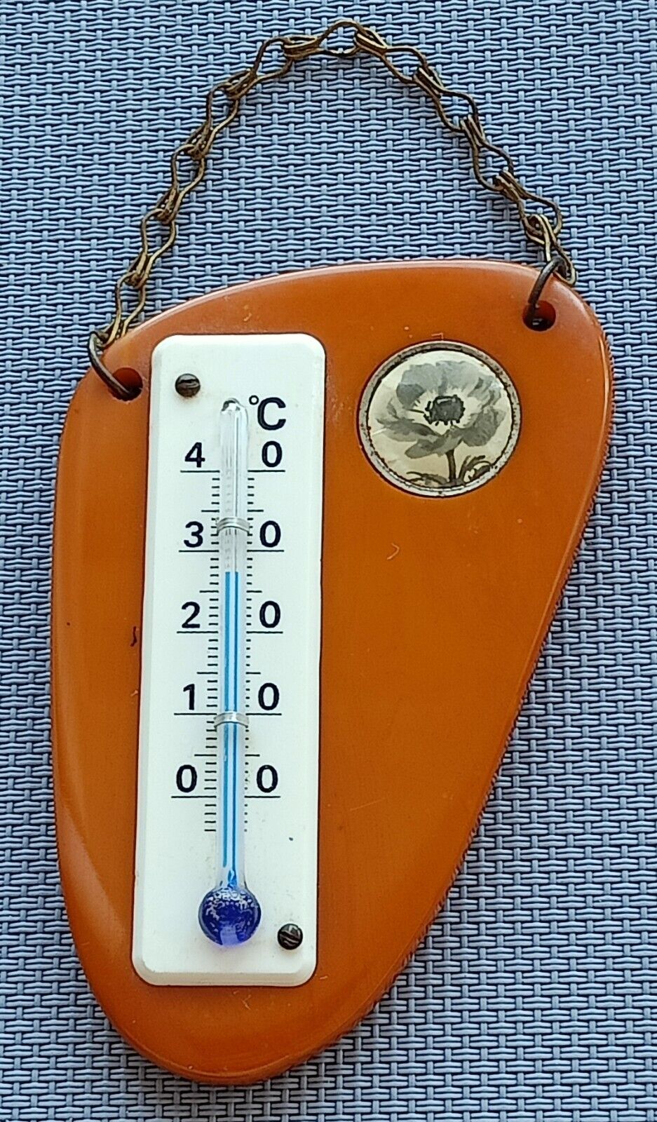 Old vintage beautifull German Bakelite termometr Catalin Rare