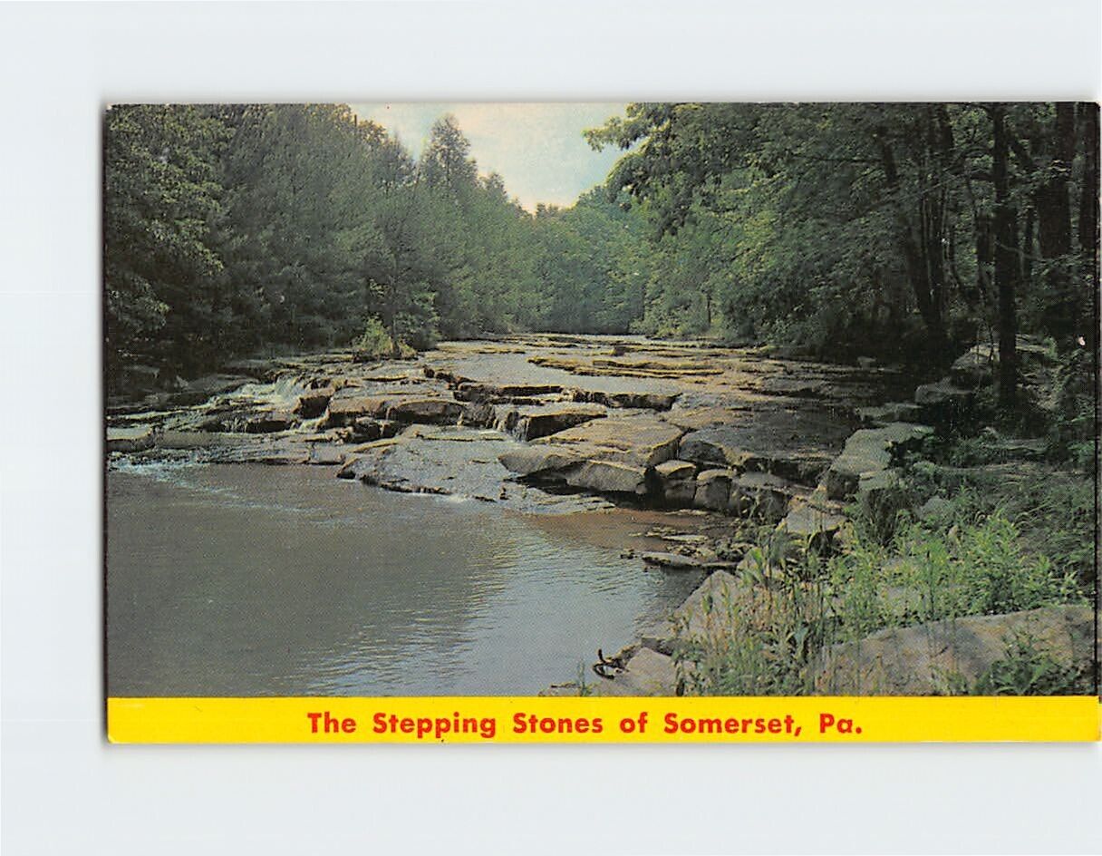 Postcard The Stepping Stones of Somerset Pennsylvania USA