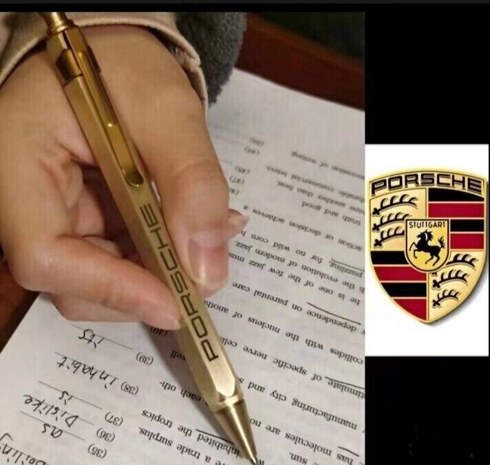 Porsche Series ballpoint pen Gold 0.7mm without box