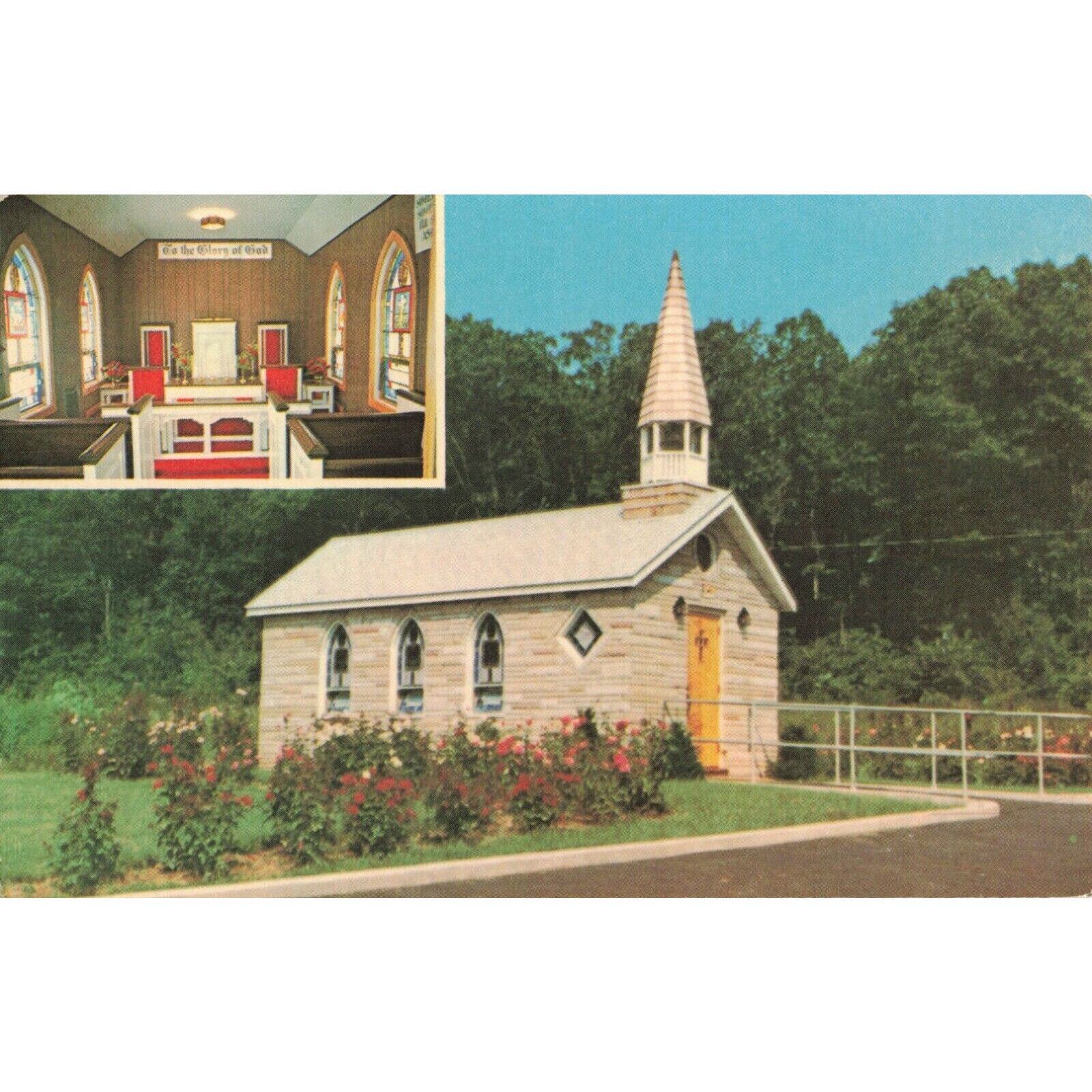 Interior & Exterior View Grace Community Church Cumberland Maryland Postcard