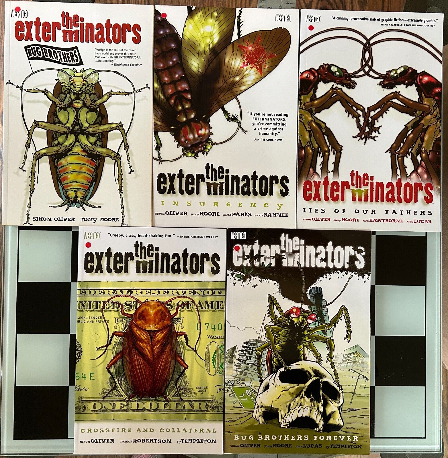 The Exterminators Vol. 1-5 Trade Paperback TPB Lot - Vertigo - Complete Series