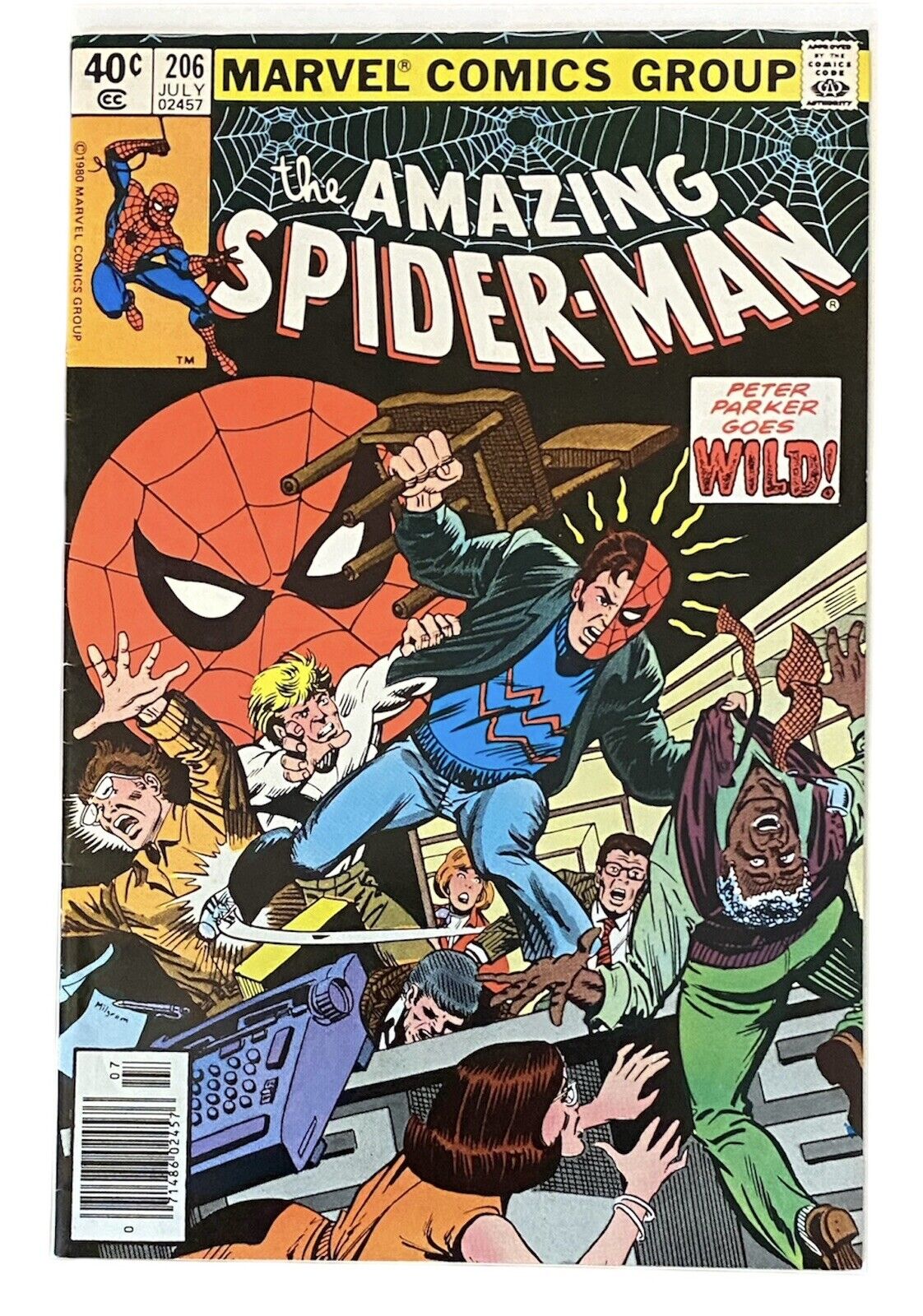 AMAZING SPIDER-MAN #206 Near Mint  (1980)