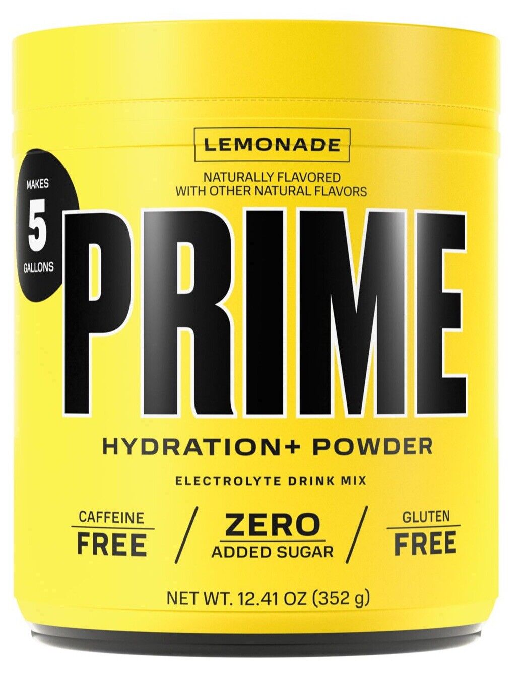 NEW OFFICIAL Prime Hydration Powder Tub PRIME 40 Servings Tub Lemonade Exp 9/25
