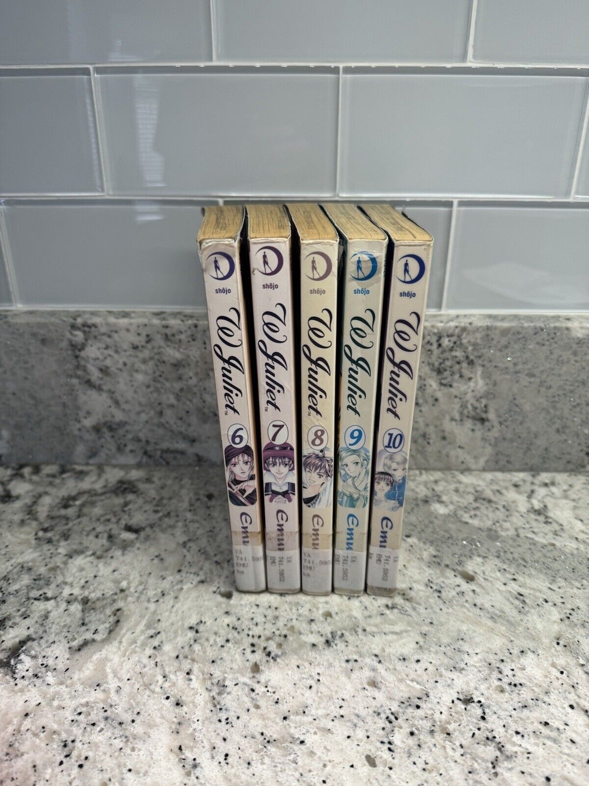 W Juliet Volumes 6 7 8 9 10 English Manga Anime Set English Rare