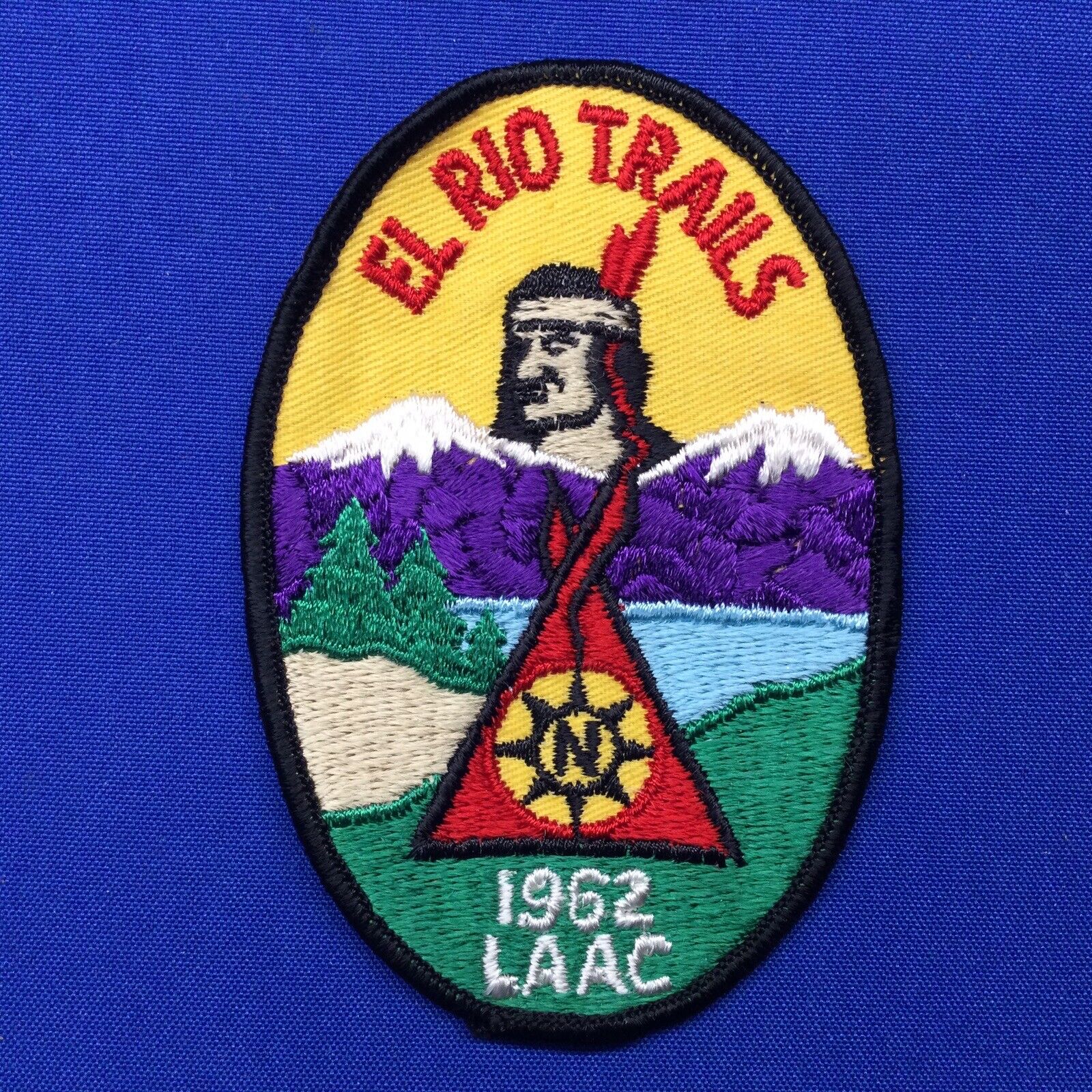 Boy Scout 1962 LAAC El Rio Trails Patch Los Angles 2311B2-BIN