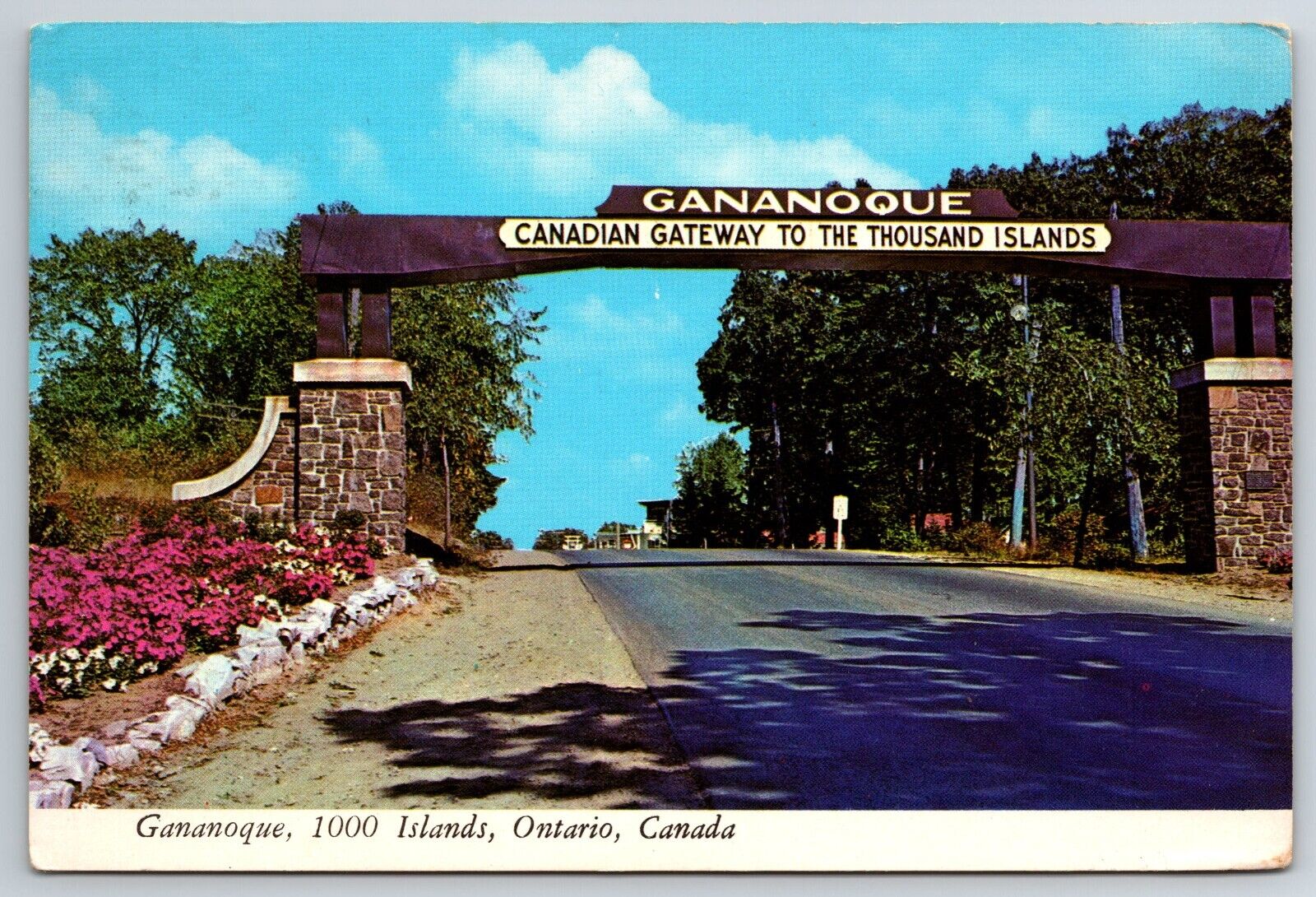 Postcard Gananoque 1000 Islands Gananoque Canada Posted