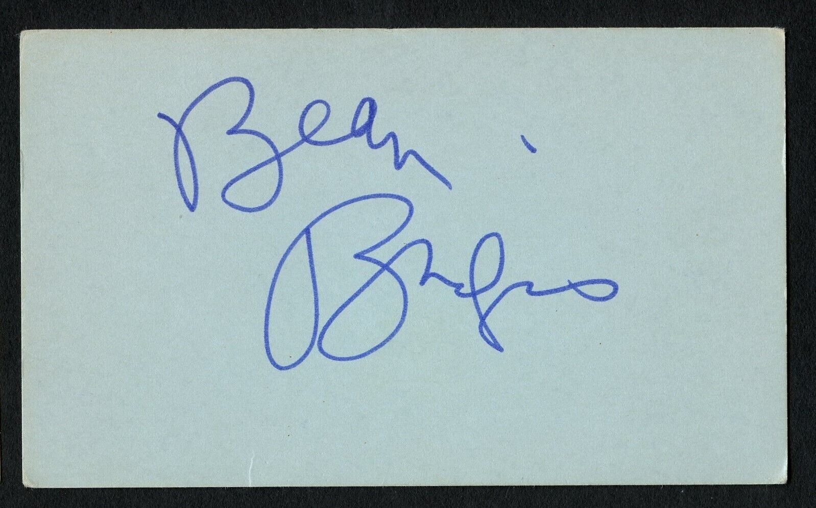 Beau Bridges signed autograph Vintage 3x5 Hollywood: American Actor Max Payne