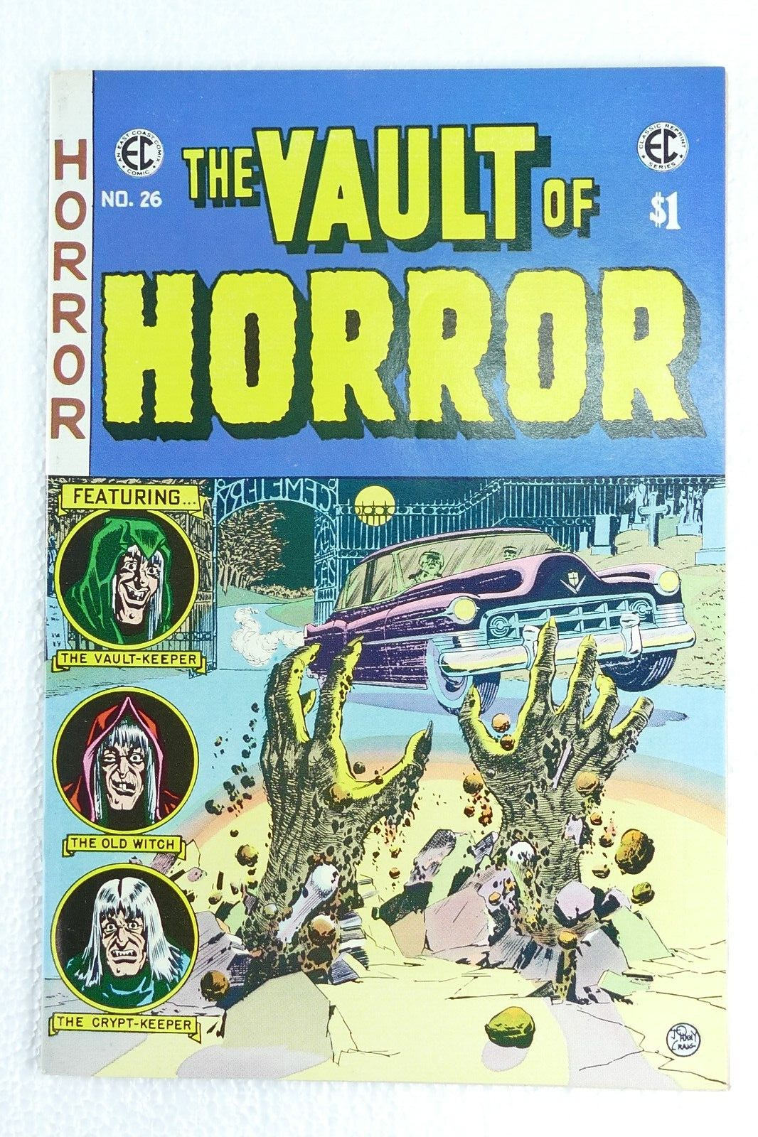 EC Classic Reprints #7 1974  Vault of Horror #26 NEAR MINT