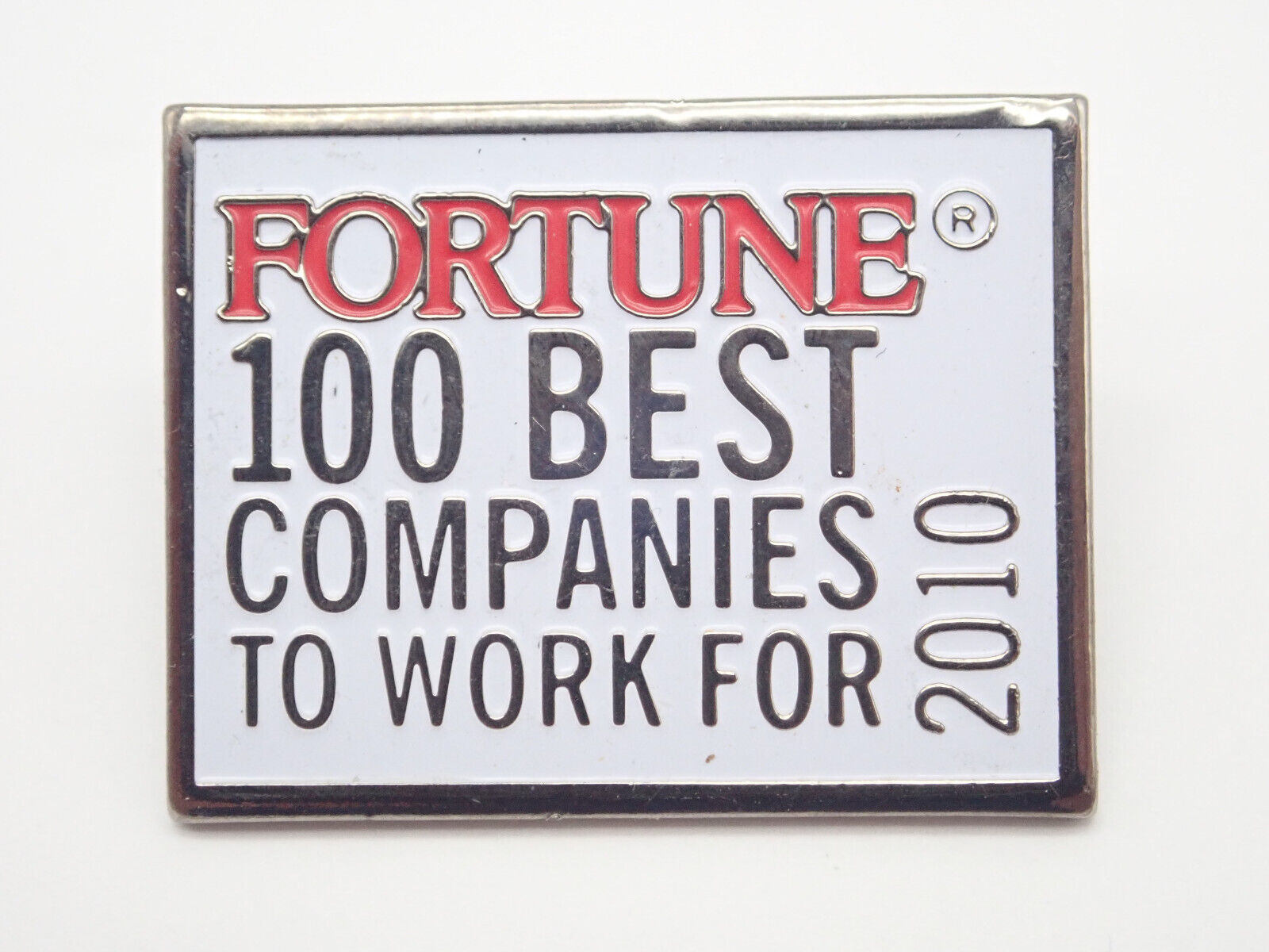 Fortune 100 Best Companies To Work For 2010 Vintage Lapel Pin
