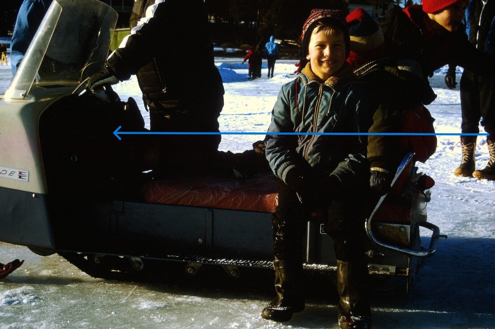 1965 5X 35mm Slides Outdoor Pond Lake Ice Skating Saratoga Springs NY Area #1147