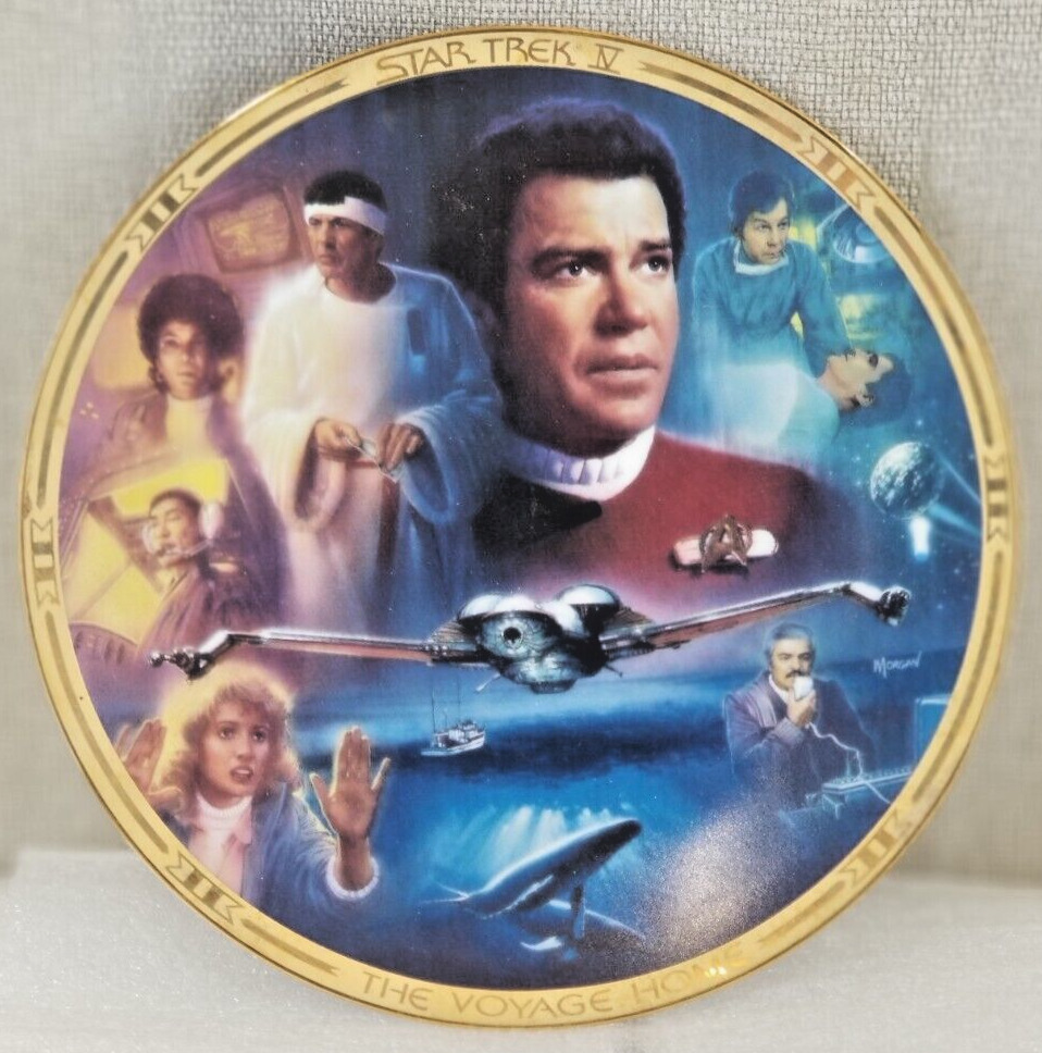 The Hamilton Collection Star Trek IV The Voyage Home Plate Collection #3926R
