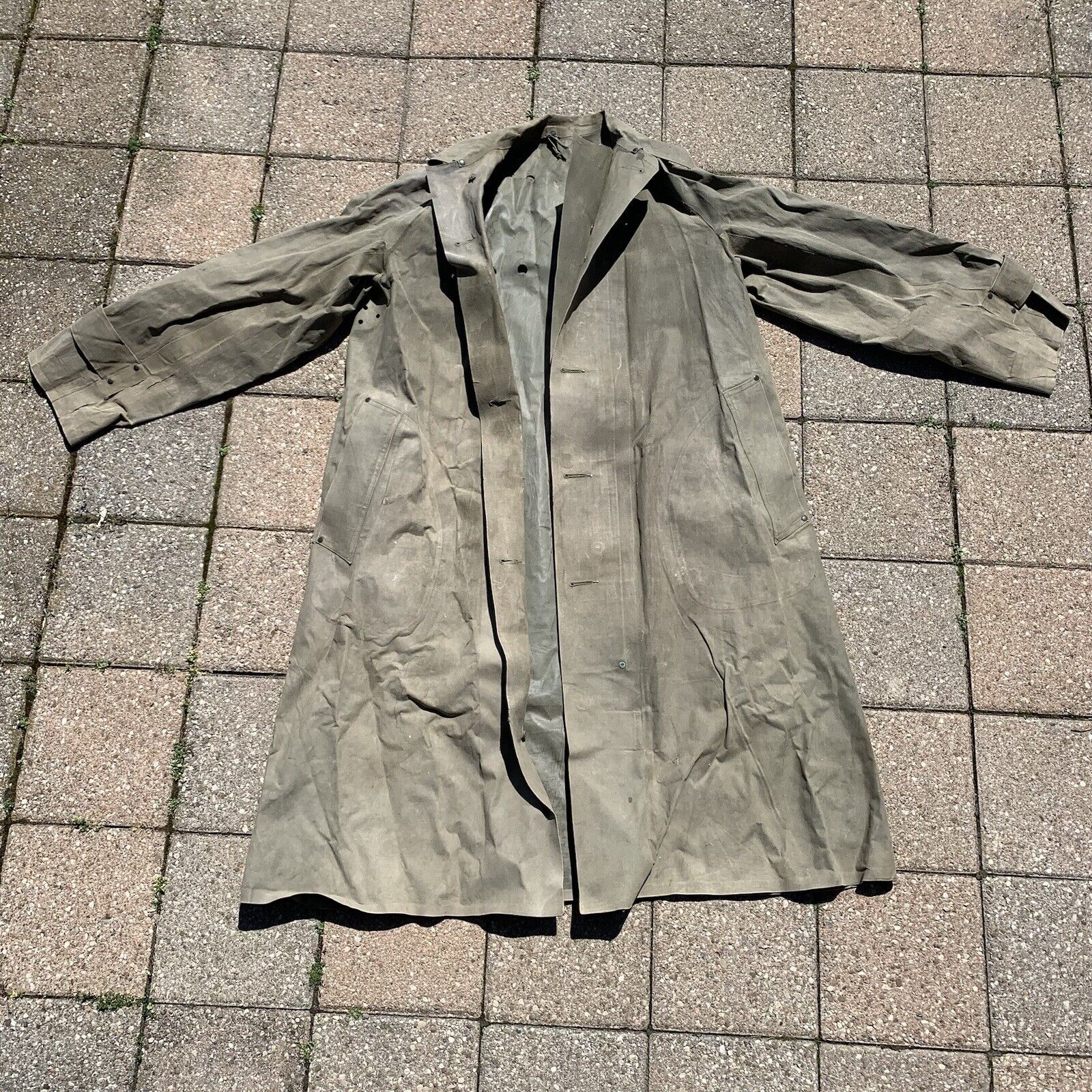 WWII WW2 M1938 USGI Dismounted Raincoat Small