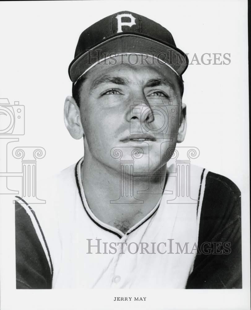 1968 Press Photo Pittsburgh Pirates baseball player Jerry May - kfx04113