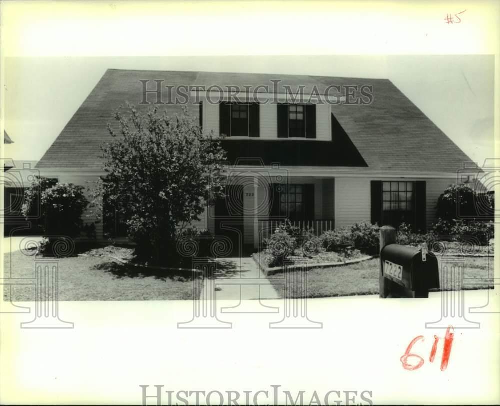 1989 Press Photo House on 722 Cliffton, Harahan- Housing - nob66515
