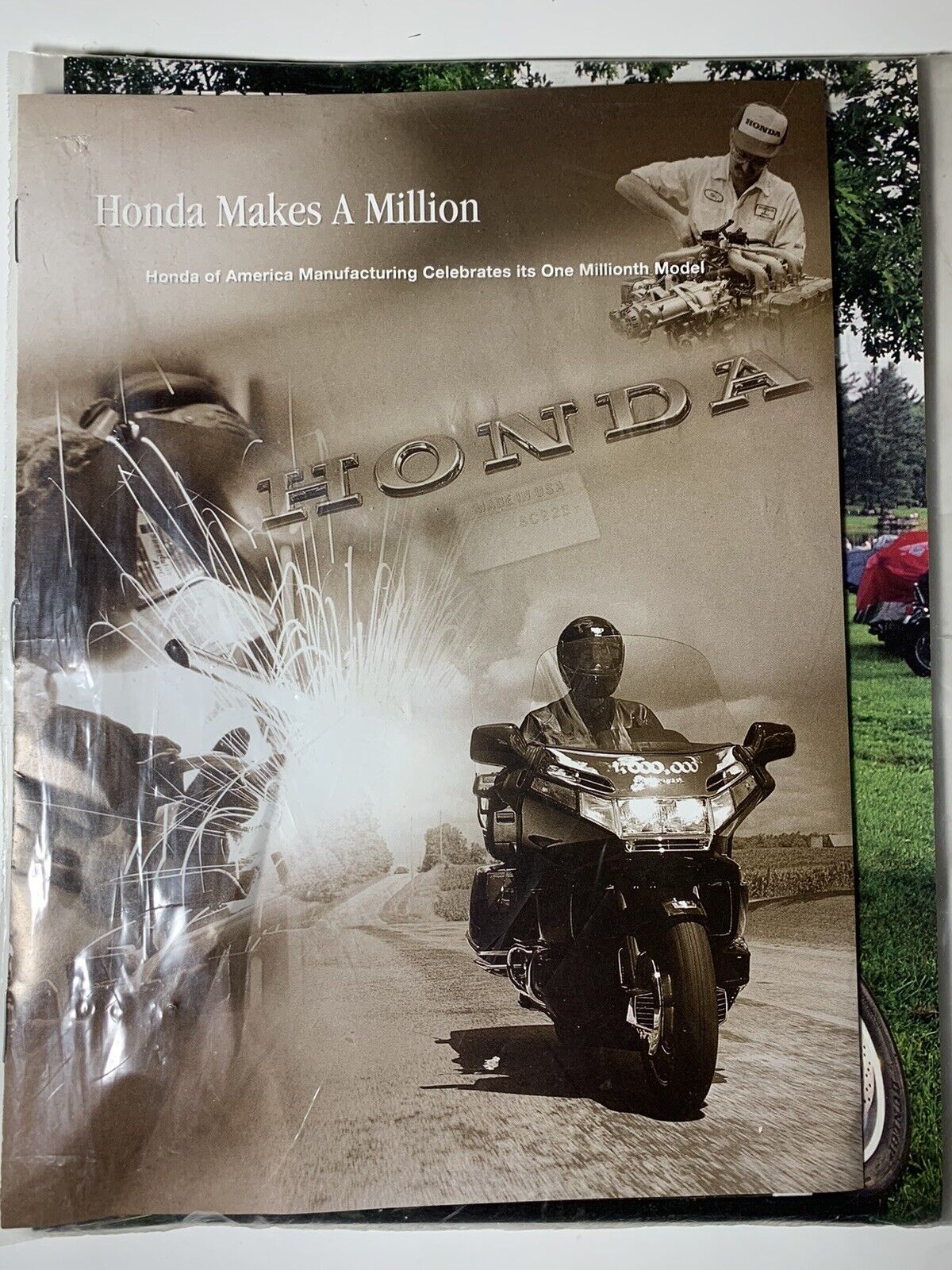 Honda Motorcycle July 1996 Red Rider and Millionth Model Magazine SEALED 