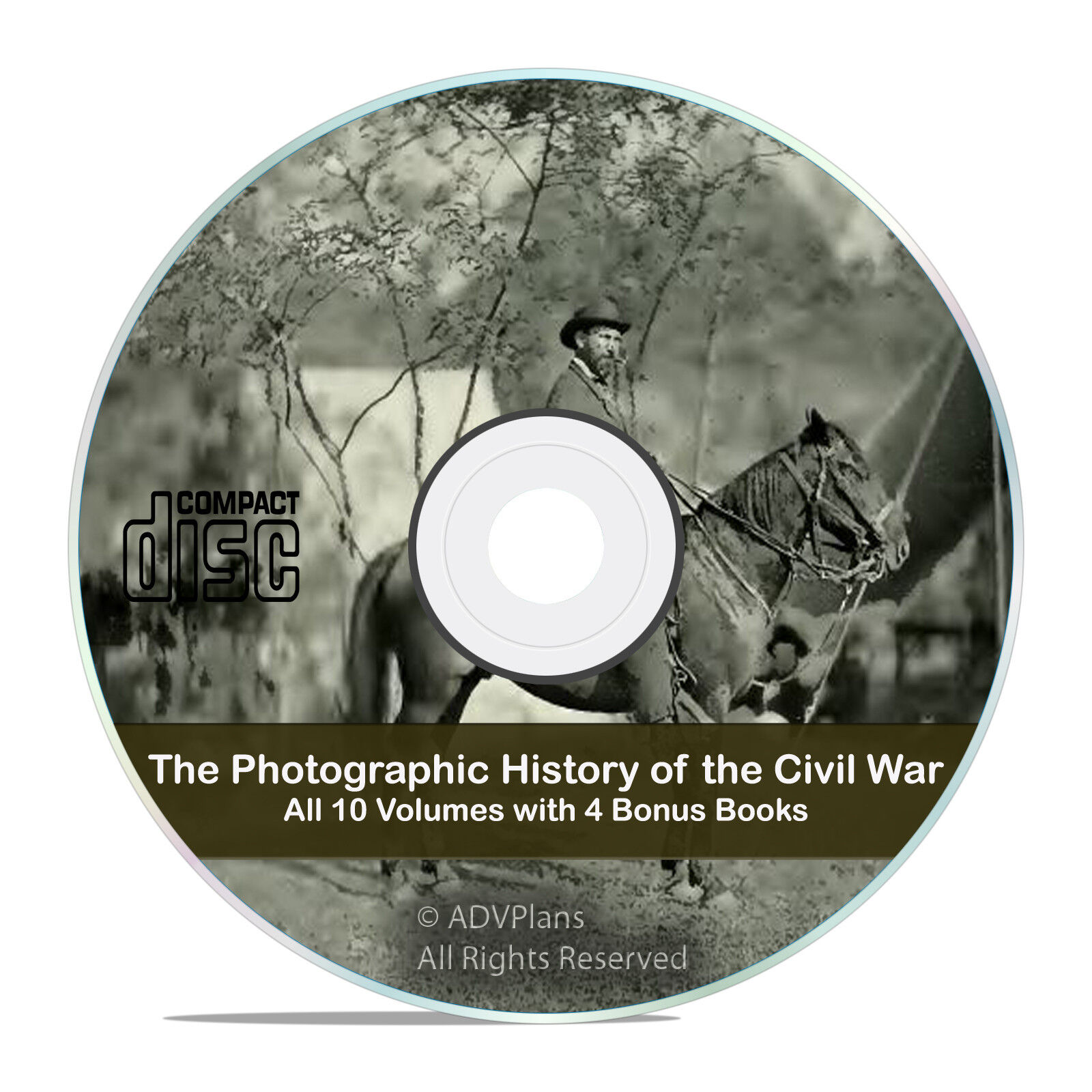 The Photographic History of the Civil War, 10 volume, photos, 4 BONUS books -V56