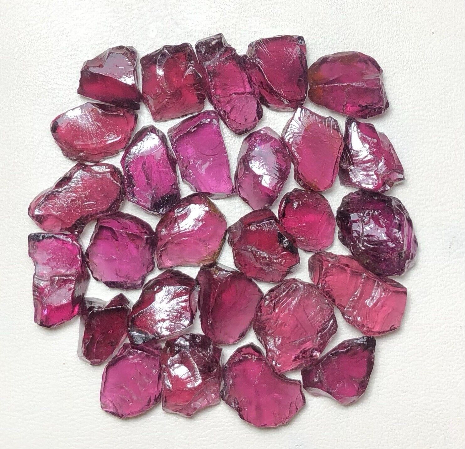 138 carat Beautiful Natural facet grade Purple garnet parcel from Madagascar
