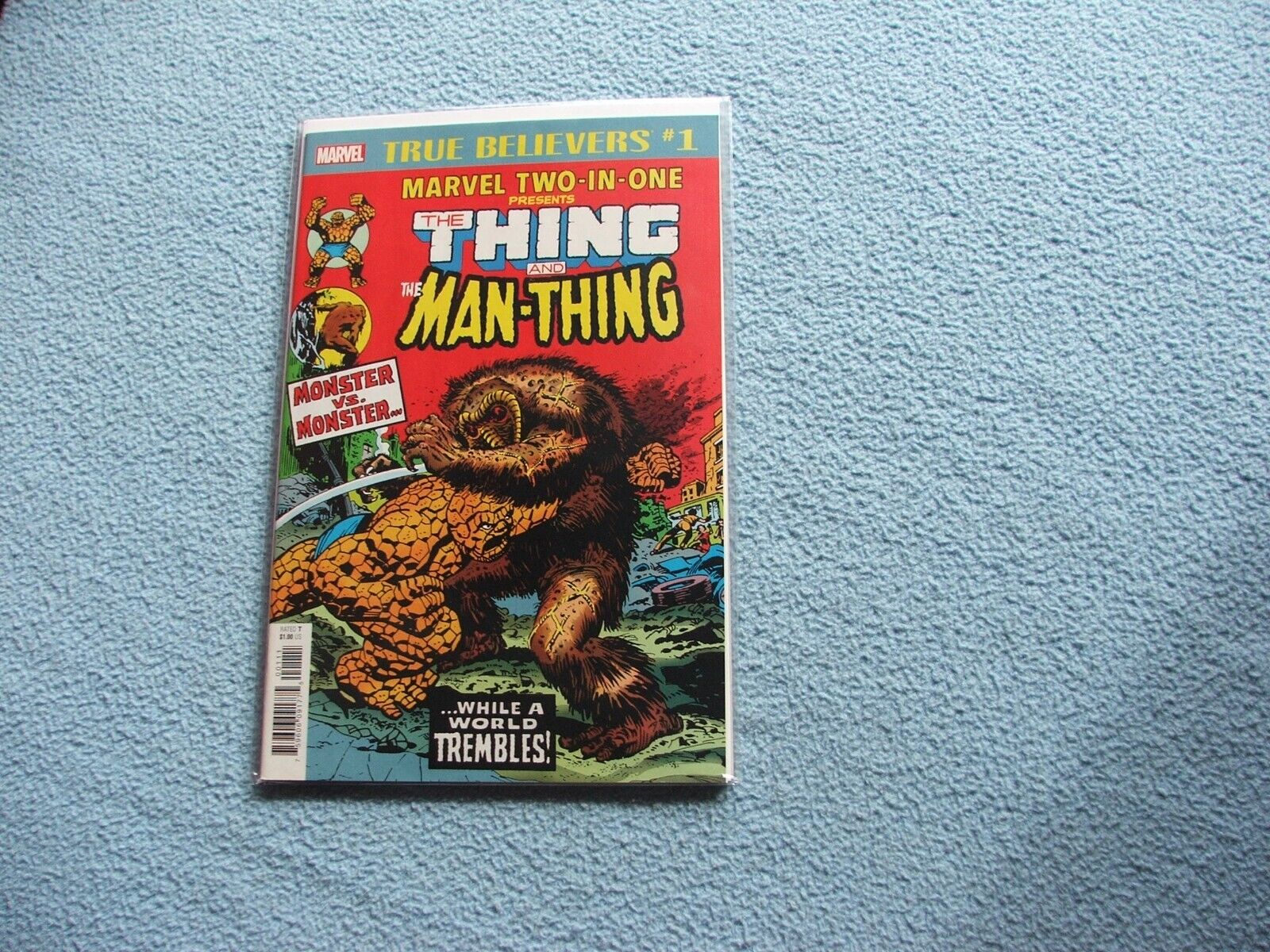 Marvel Comics True Believers Marvel 2 in 1 Thing and The Man Thing.